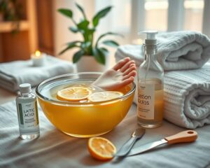Pedicure kwasem w domu – krok po kroku do zdrowych stóp