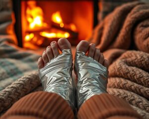 Korzyści z owijania stóp folią aluminiową – zdrowie i komfort